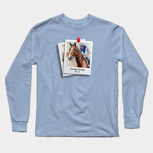 Saratoga Springs Horse Racing Long Sleeve T-Shirt